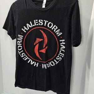 Halestorm 2018 Tour Black Canvas T-Shirt